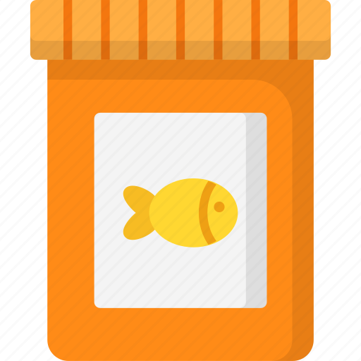 Fish food, pet food, fish feed, fish pellet icon - Download on Iconfinder
