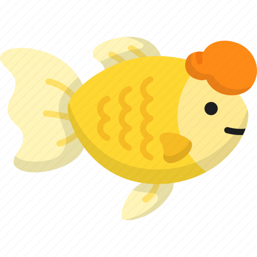 Goldfish, golden fish, oranda, pet, aquarium icon - Download on Iconfinder