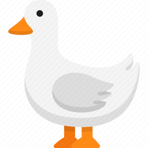 Goose, duck, farm animal, farming, domestic animal icon - Download on Iconfinder