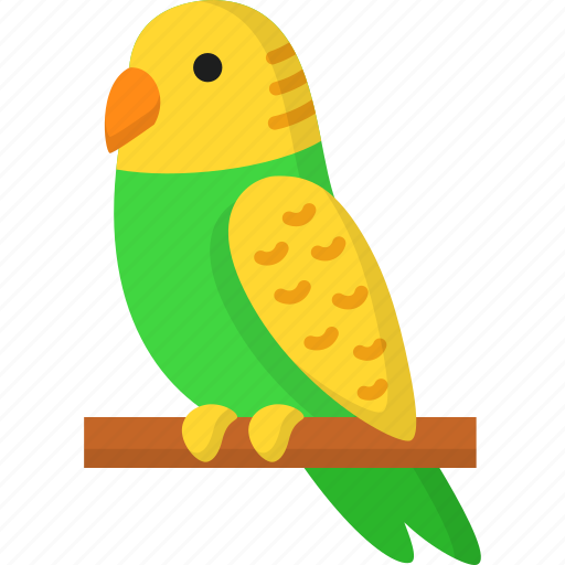 Parakeet, parrot, bird, pet, domestic animal icon - Download on Iconfinder
