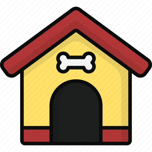 Dog house, pet house, kennel, dog home, pet shelter icon - Download on Iconfinder