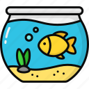 fish bowl, fish tank, aquarium, goldfish, pet