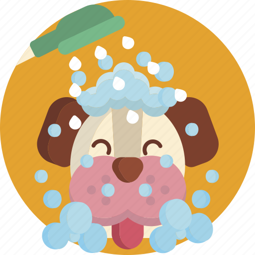 Animal, care, dog, happy, petshop, shampoo, wash icon - Download on Iconfinder