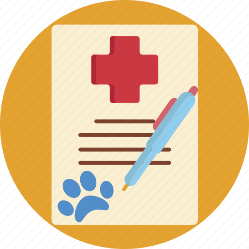 Certificate, health, medical, petshop, vet, veterinary icon - Download on Iconfinder
