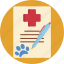 certificate, health, medical, petshop, vet, veterinary 