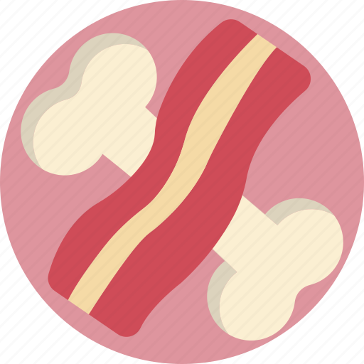 Bacon, bone, care, dog, health, petshop, treat icon - Download on Iconfinder