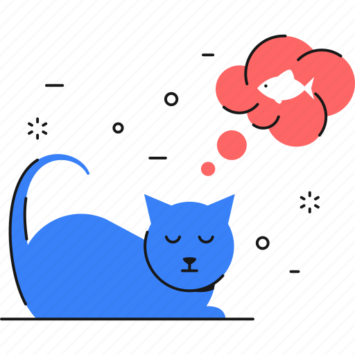 Animal, cat, fish, desire, craving icon - Download on Iconfinder