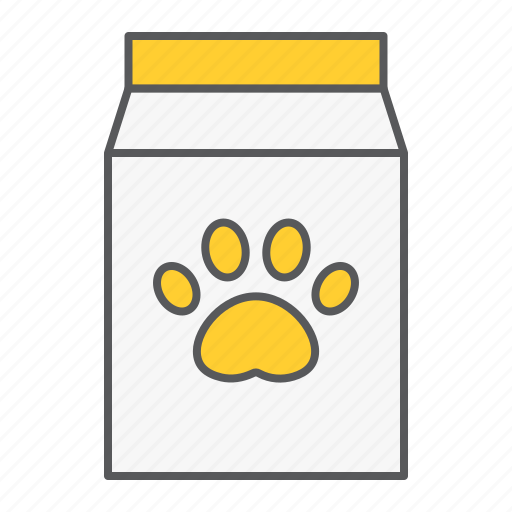 Dog, pet, food, feed, shop, paw, print icon - Download on Iconfinder