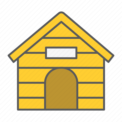 Kennel, pet, home, dog, house, wooden, doghouse icon - Download on Iconfinder