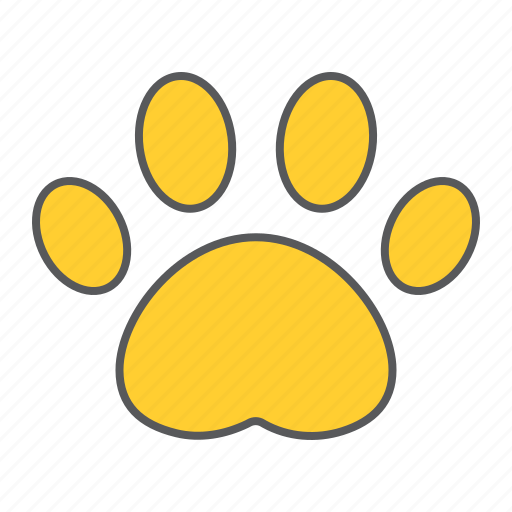 Paw, dog, print, footprint, prints, pet, cat icon - Download on Iconfinder