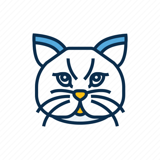 Cat, cat head, kitten, pet, pet shop icon - Download on Iconfinder