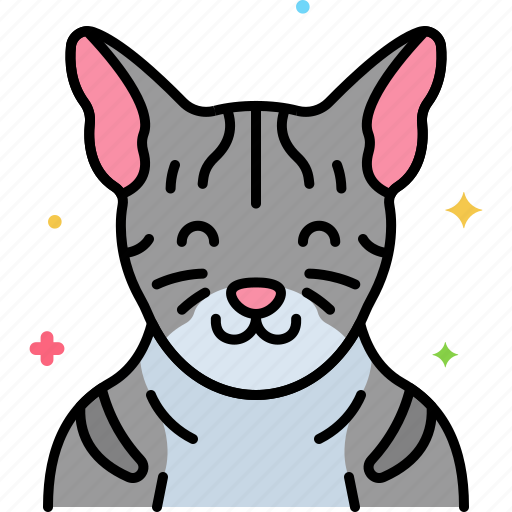 Egyptian, mau, cat icon - Download on Iconfinder