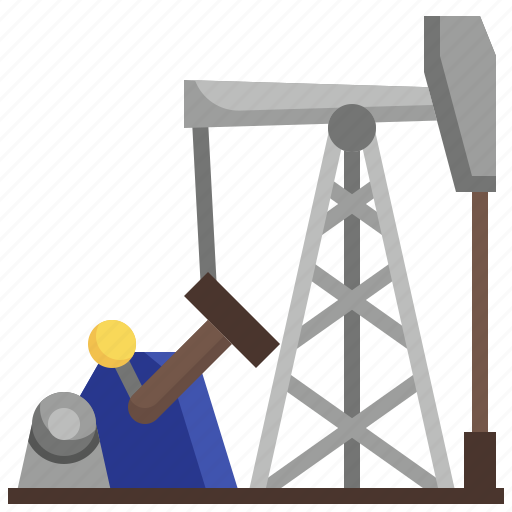Oil, pump, production, refinery, industry, jack icon - Download on Iconfinder