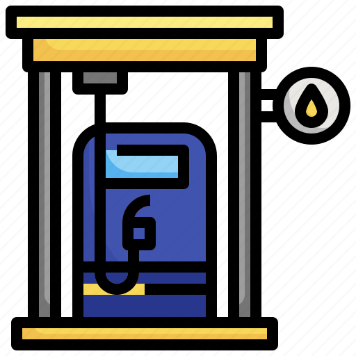 Gas, station, fuel, gasoline, petrol icon - Download on Iconfinder
