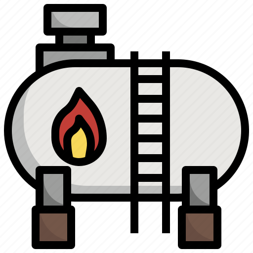 Gas, tank, petroleum, industry, oil icon - Download on Iconfinder