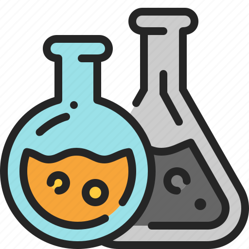 Lab, flask, oil, research, chemistry, laboratory, science icon - Download on Iconfinder