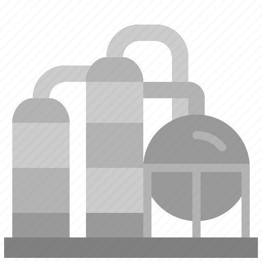 Oil, refinery, factory, plant, petroleum, industry, building icon - Download on Iconfinder