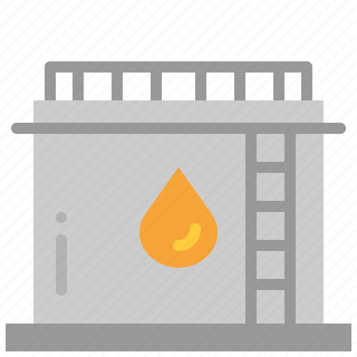Oil, tank, gas, refinery, storage, petroleum, factory icon - Download on Iconfinder