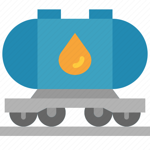 Oil, train, tanker, rail, transportation, tank, cistern icon - Download on Iconfinder