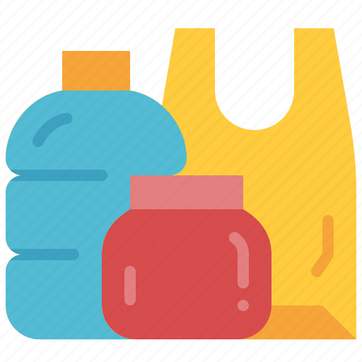 Plastic, material, container, recycling, pollution, bottle, garbage icon - Download on Iconfinder