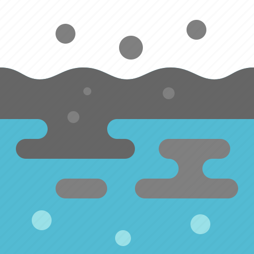 Water, pollution, oil, spill, float, disaster, leak icon - Download on Iconfinder