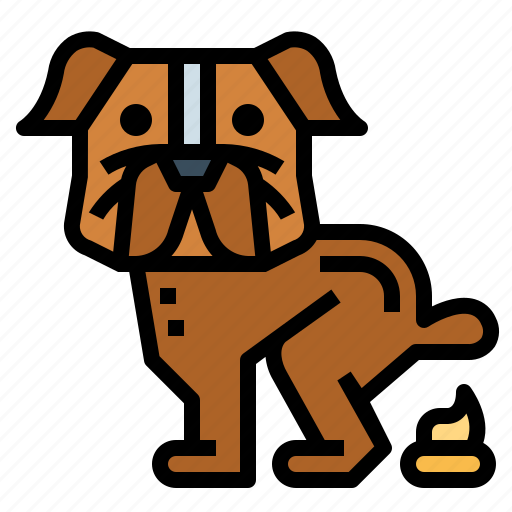 Animal, dog, pet, pooping, shit icon - Download on Iconfinder