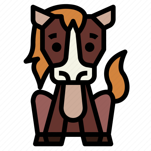 Animal, equine, horse, mammal icon - Download on Iconfinder