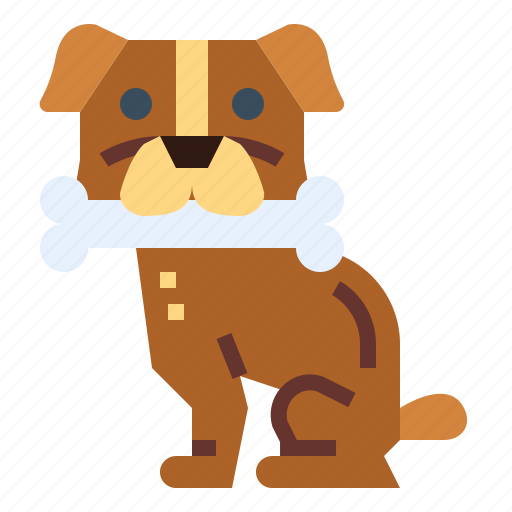 Animal, bone, dog, holds, pet icon - Download on Iconfinder