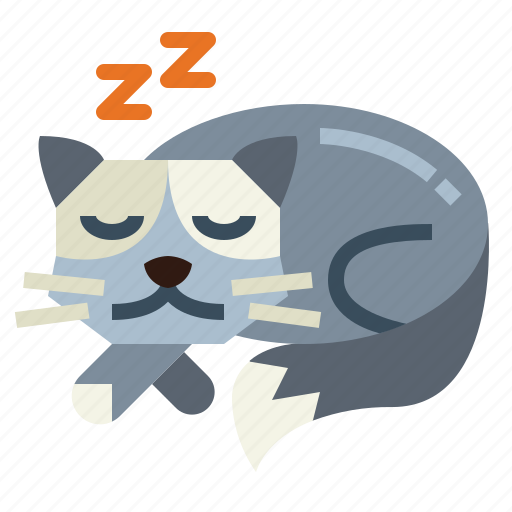 Animals, cat, mammal, pet, sleeping icon - Download on Iconfinder