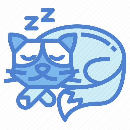 Animals, cat, mammal, pet, sleeping icon - Download on Iconfinder