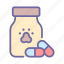pill, vitamin, medical, capsule, pet 