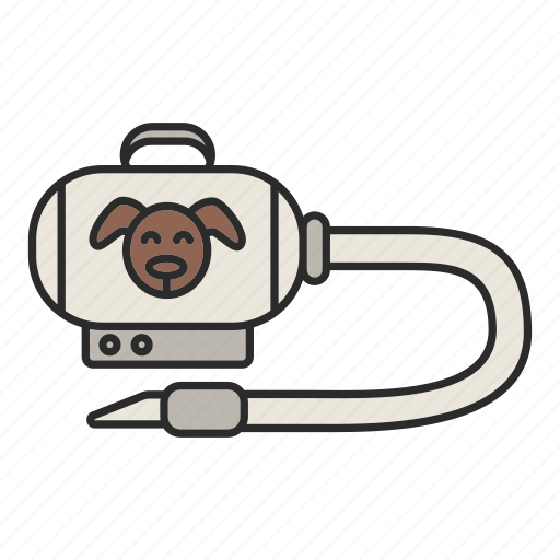 Cleaner, cleaning, dog, fur, hoover, pet, vacuum icon - Download on Iconfinder