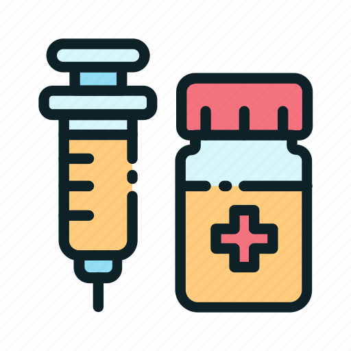 Liquid, medical, pharmacy, syringe, vaccine icon - Download on Iconfinder