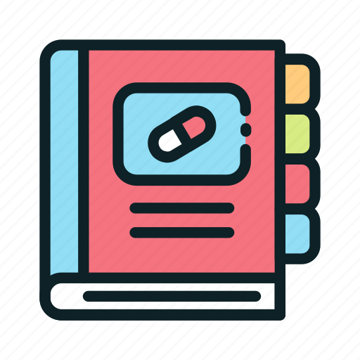 Book, medical, medicine, pharmacy, recipe icon - Download on Iconfinder