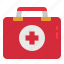 aid, first, hospital, kit, medicine 