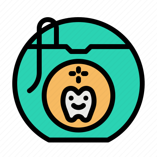Care, dental, floss, healthcare, tooth icon - Download on Iconfinder