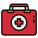aid, first, hospital, kit, medicine