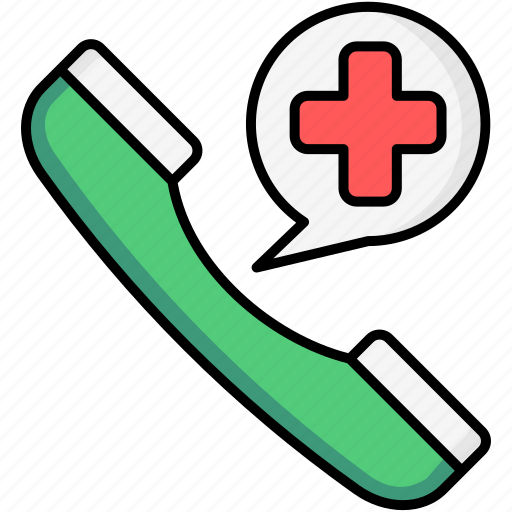 Emergency call, emergency, ambulance, medicine icon - Download on Iconfinder