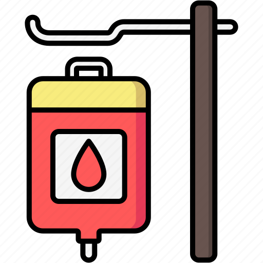 Perfusion, blood bag, transfusion, drop icon - Download on Iconfinder