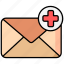 mail, envelope, healthcare, message 