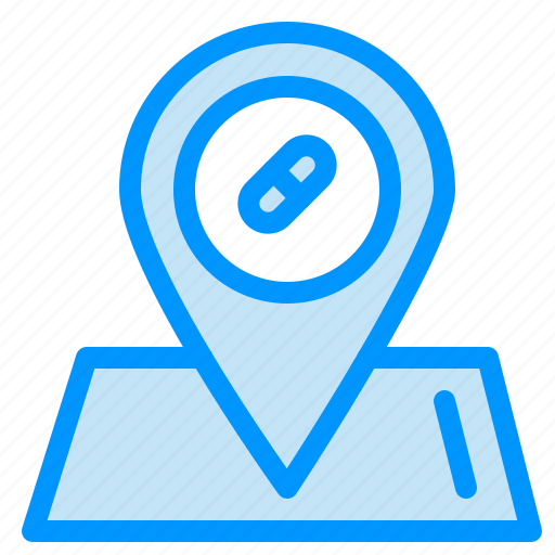 Location, medical, pills icon - Download on Iconfinder