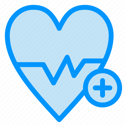 Beat, heart, medical, plus icon - Download on Iconfinder