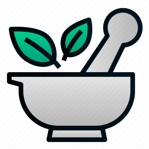 Health, herbs, hospital, medicine, mortar, pharmacy, traditional icon - Download on Iconfinder