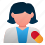 avatar, female, health, hospital, pharmacist, pharmacy 