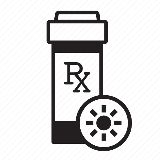 Bottle, medical, non-drowsy, rx, healthcare, medication icon - Download on Iconfinder