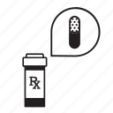 bottle, medical, pills, rx, capsule, medicine, prescription