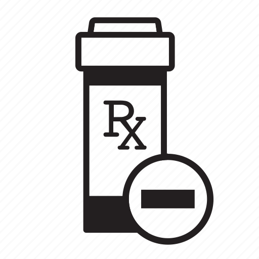 Bottle, medical, remove, rx, wellness, healthcare, medicine icon - Download on Iconfinder