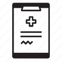 clipboard, medical, prescription, rx, wellness, document, hospital