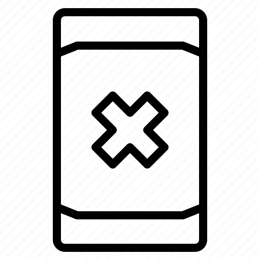 Phone, mobile, smartphone, telephone, rejected icon - Download on Iconfinder