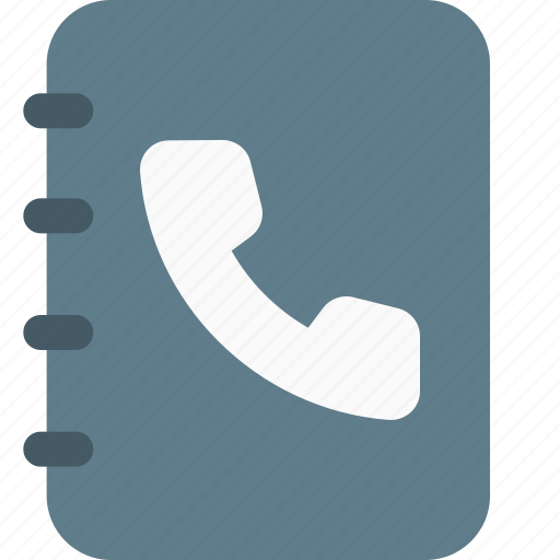 Telephone, directory, phonebook, call icon - Download on Iconfinder